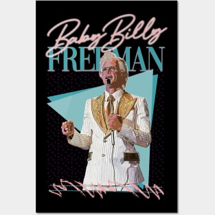 Baby Billy Freeman - 90s Retro Pop / Vaporwave Light Posters and Art